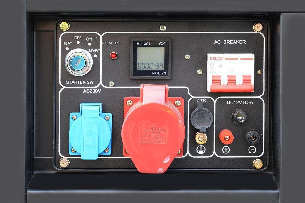 Дизель генератор трехфазный TSS SDG 8000EH3A - [7.5 кВт / 380V] с блоком АВР