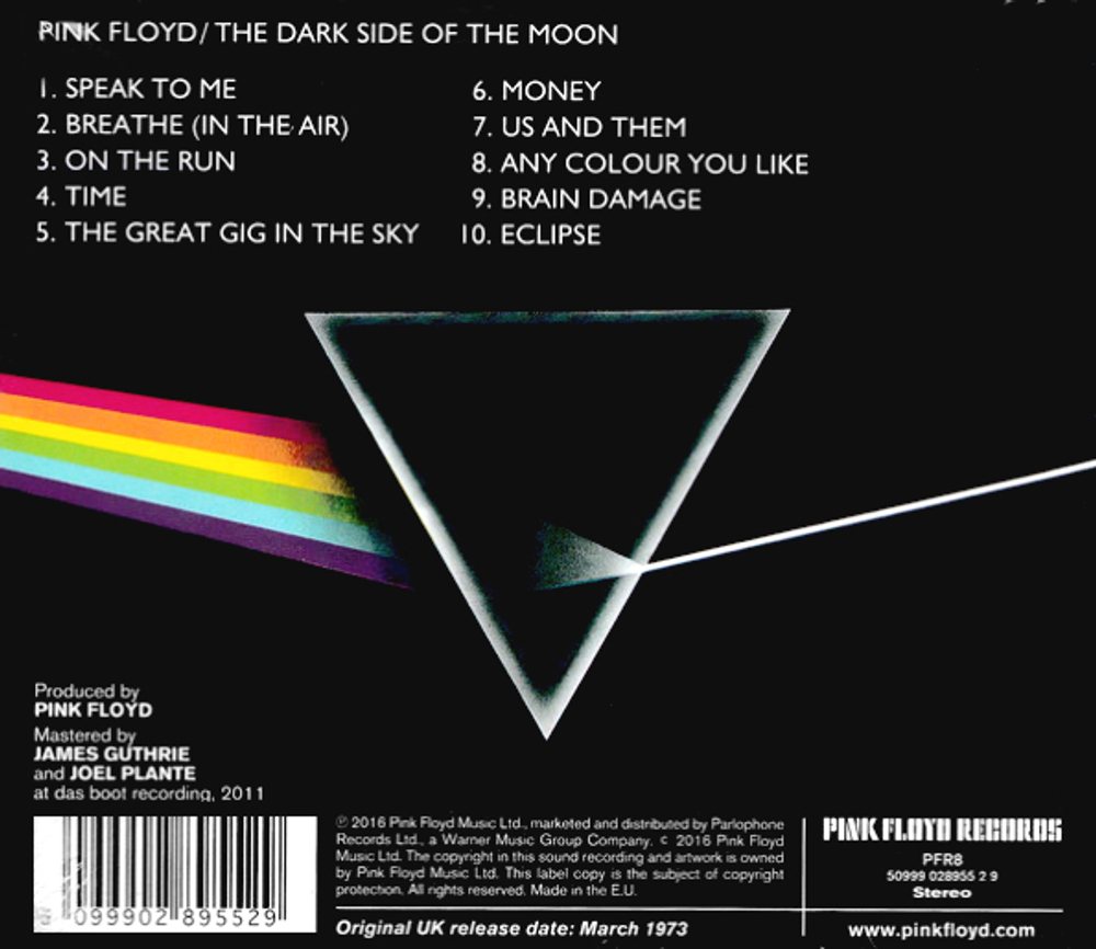 Pink Floyd / The Dark Side Of The Moon (CD)