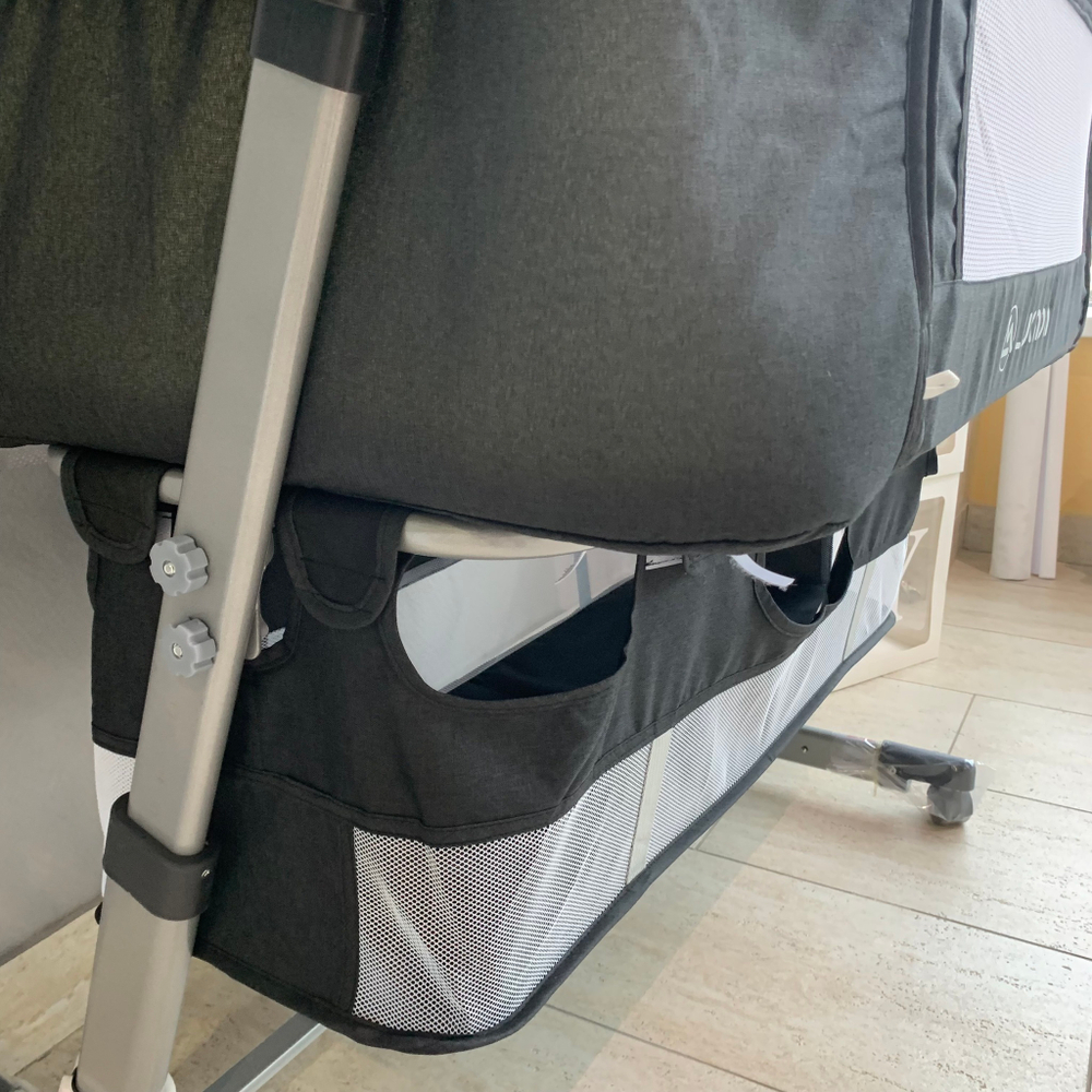 Кровать-люлька детская 608 чёрный