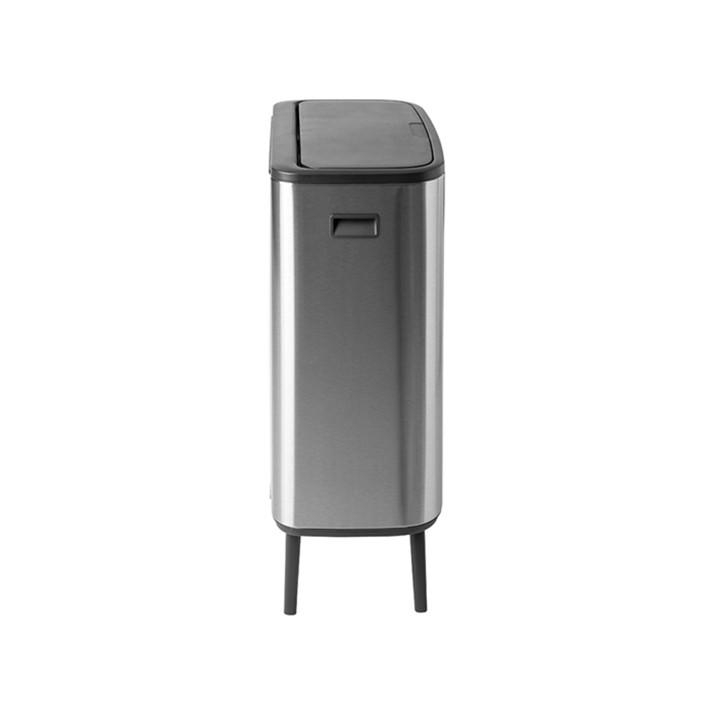 Мусорный бак Bo Touch Bin HI 60л Brabantia Стальной матовый Fingerprint Proof