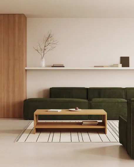 Abilen Журнальный столик из шпона дуба 120 x 60 FSC 100%