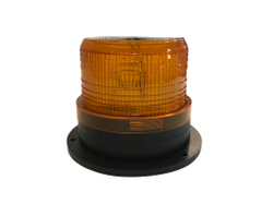 Мигалка автомобильная оранжевая большая с солнечной батареей 12V