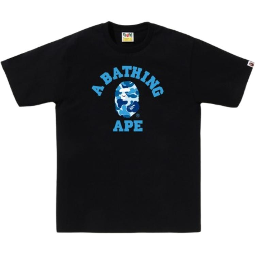 A Bathing Ape Abc Camo College Tee Ss25