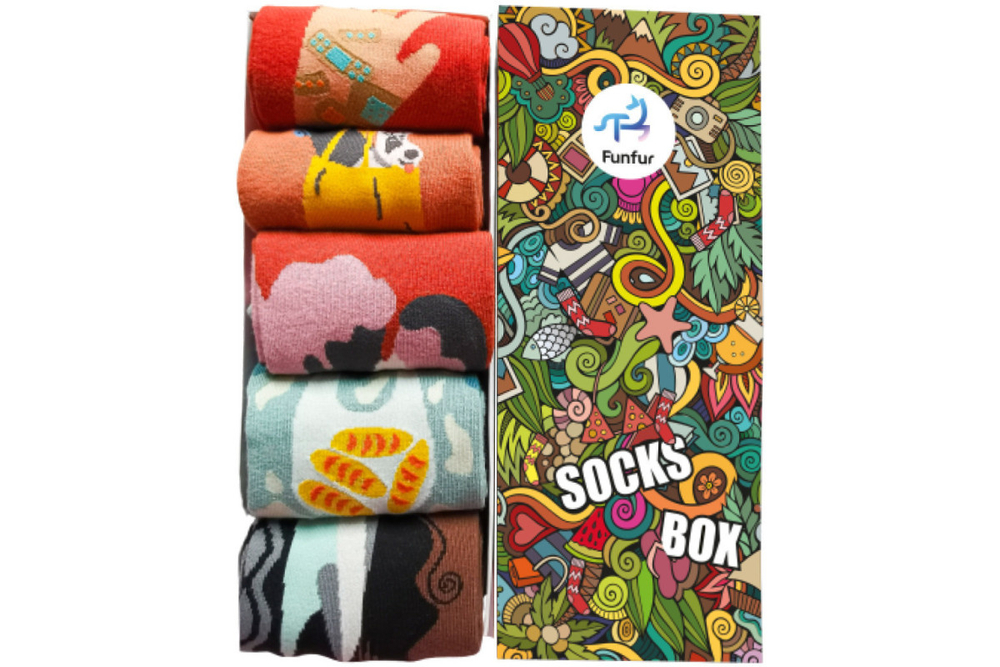 Носки Funfur Head в наборе 5 пар