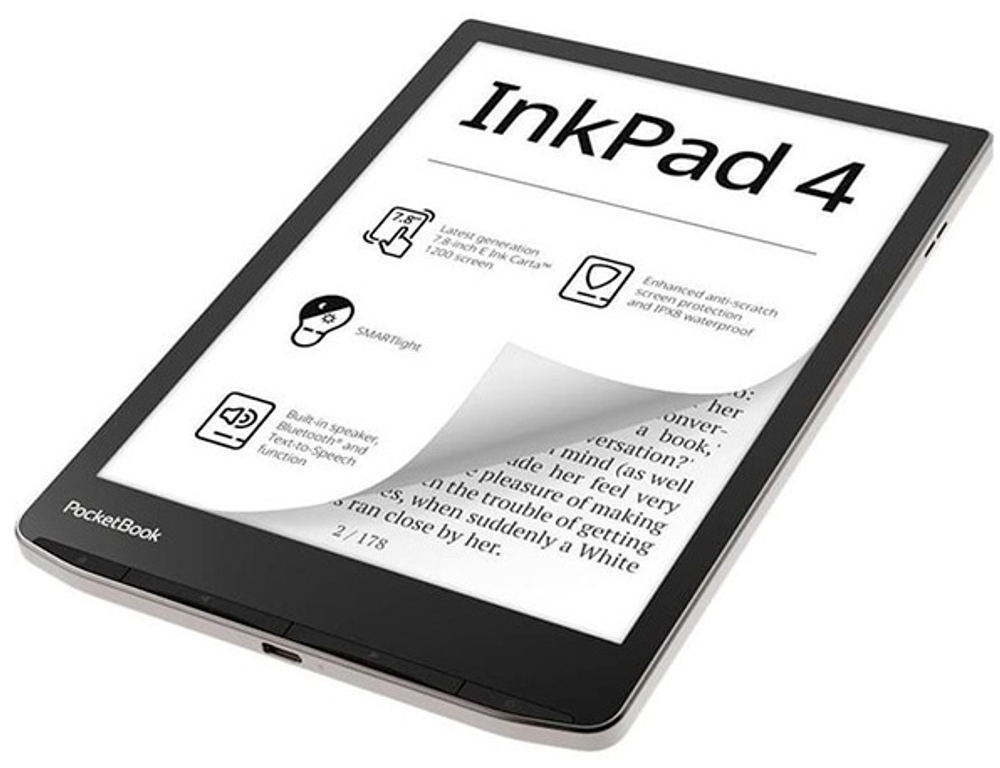 Электронная книга POCKET BOOK PB743G-U-CIS серебристый