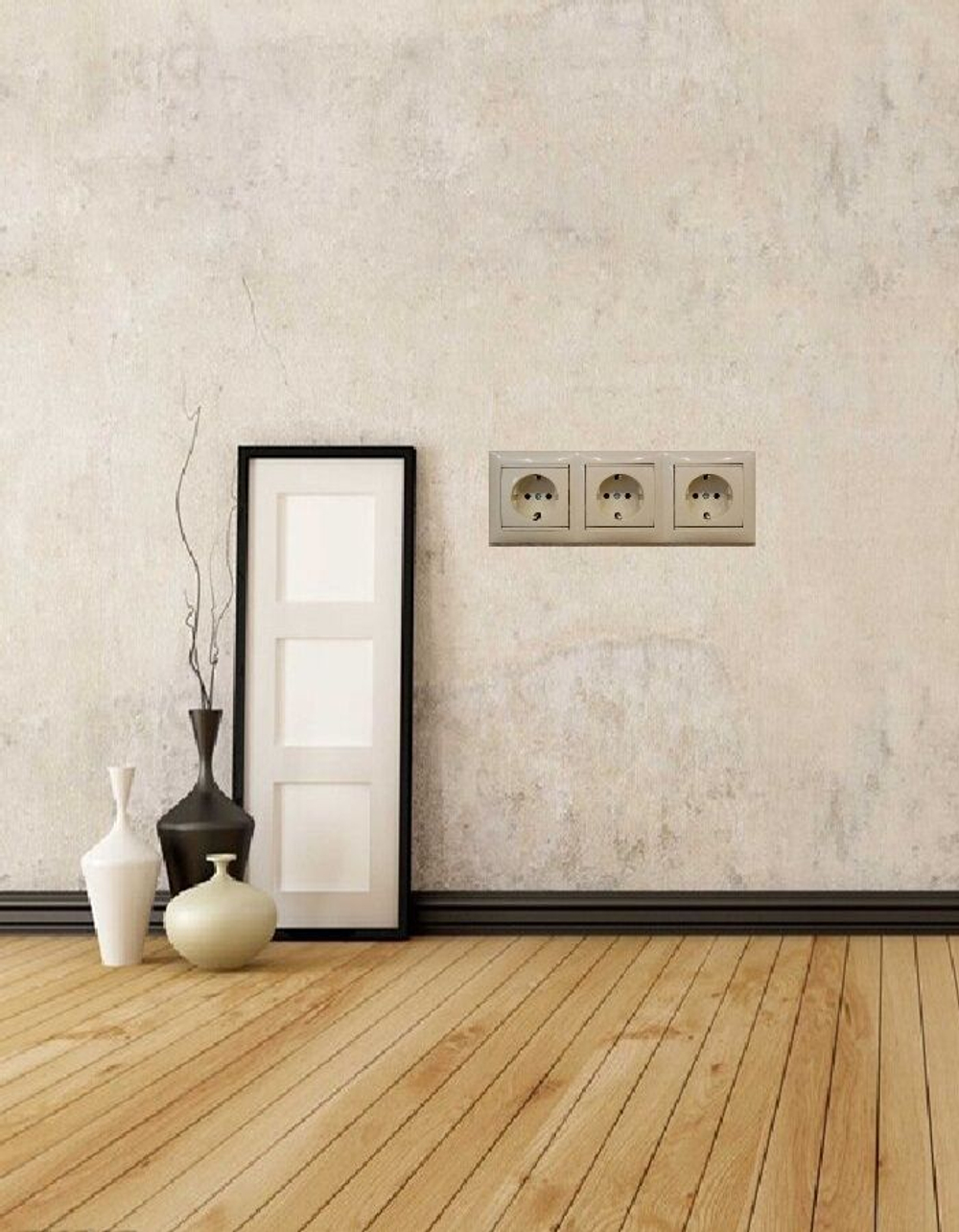 Legrand розетка 4320 с рамкой 3 с/к