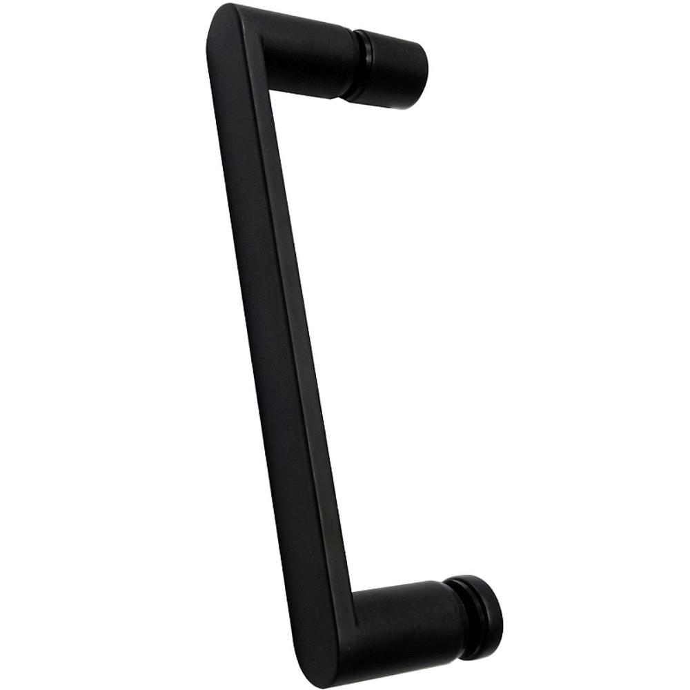 Душевой уголок Abber Sonnenstrand 110x85 AG04110BS-S85B профиль Черный стекло прозрачное