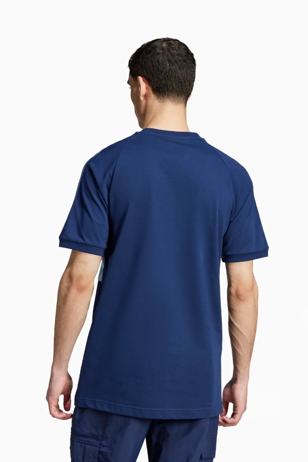 Футболка adidas 3-Stripes Panel - темно-синий