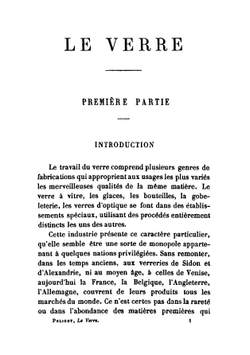 Le verre | Eugène Peligot