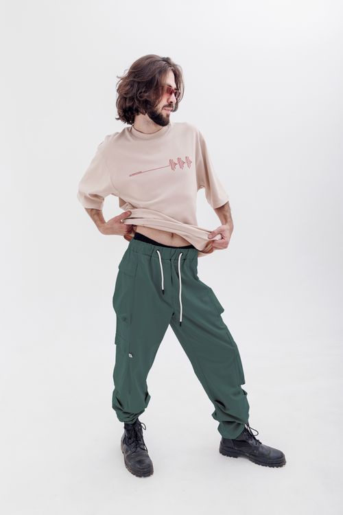 Брюки Protocol Detroit Cargo зеленые