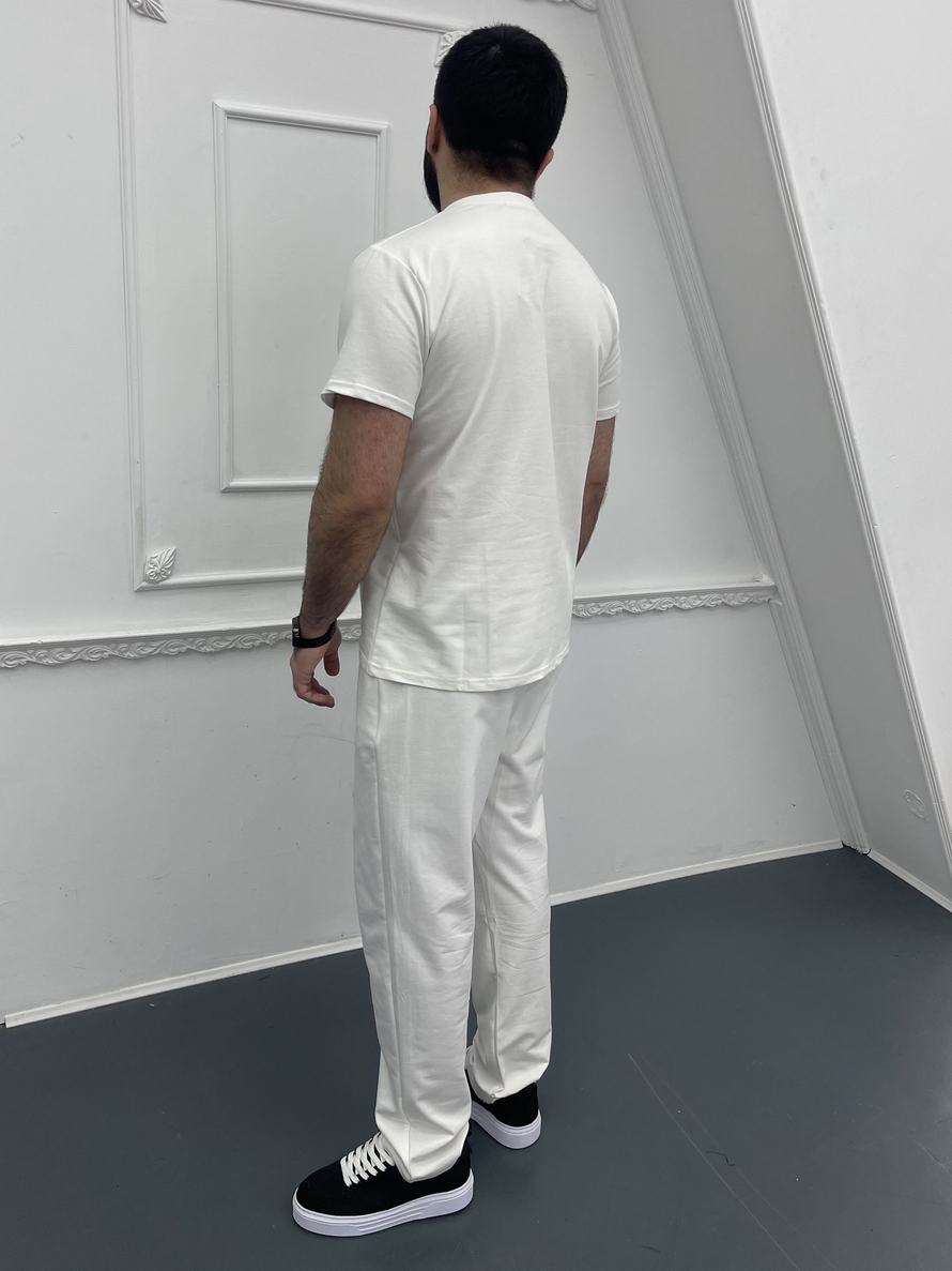 Костюм фут.-штаны Zegna #02-034 (бел.)
