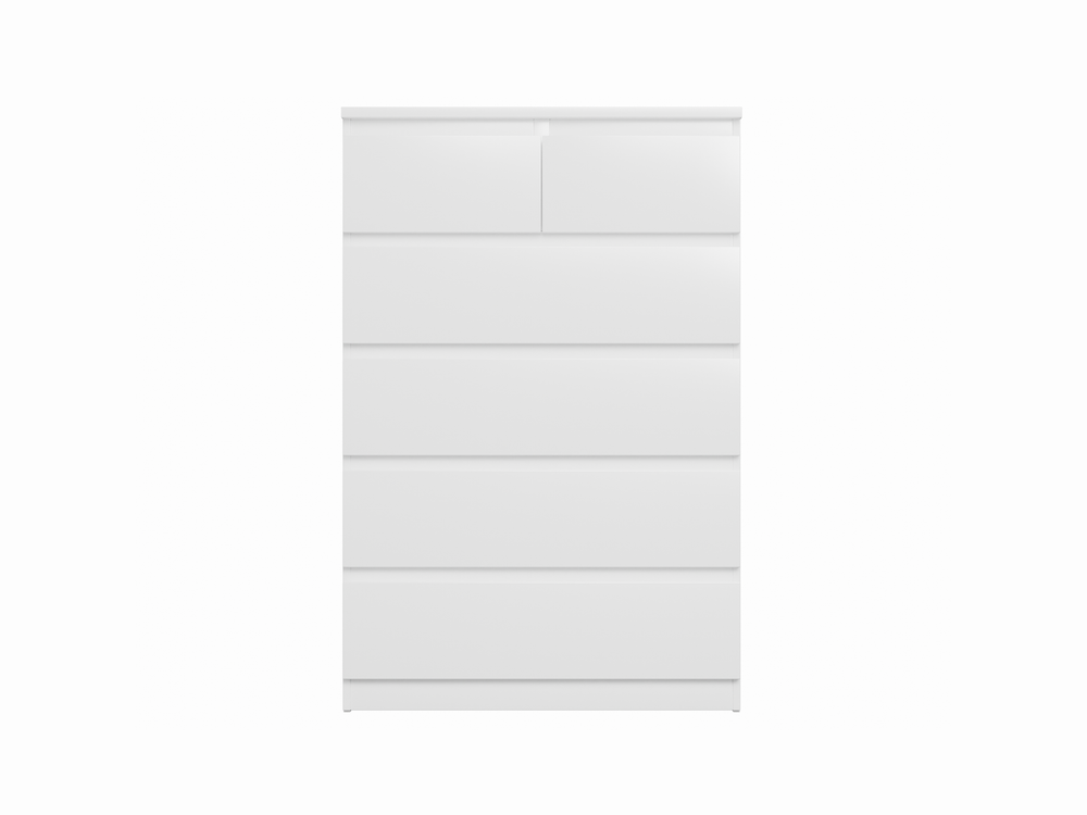 Комод МАЛЬТА 4+2 ящика 80х121 (белый)