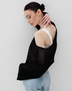 Джемпер-сетка укороченный