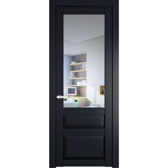 Межкомнатная дверь эмаль Profil Doors 2.5.3PD нэви блу остеклённая