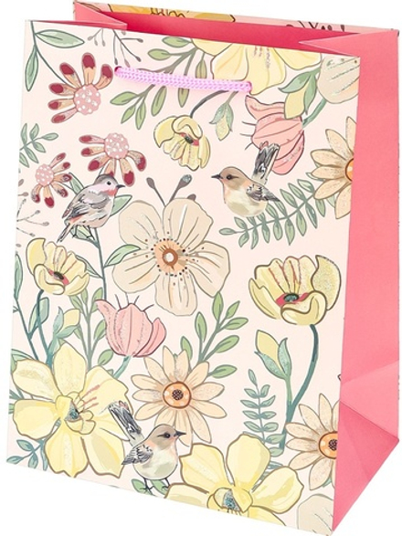 Пакет подар. бумажн. 18*23*10 см, 190гр/м2 Нежный цвет