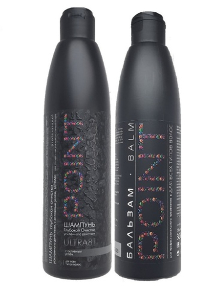 POINT. Набор Шампунь Глубокой очистки ULTRA81, 300 мл + Бальзам для всех типов волос, 300 мл