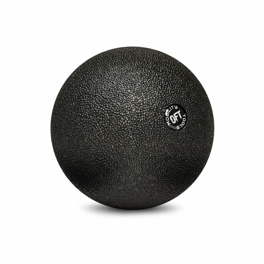 Шар массажный одинарный 10 см черный