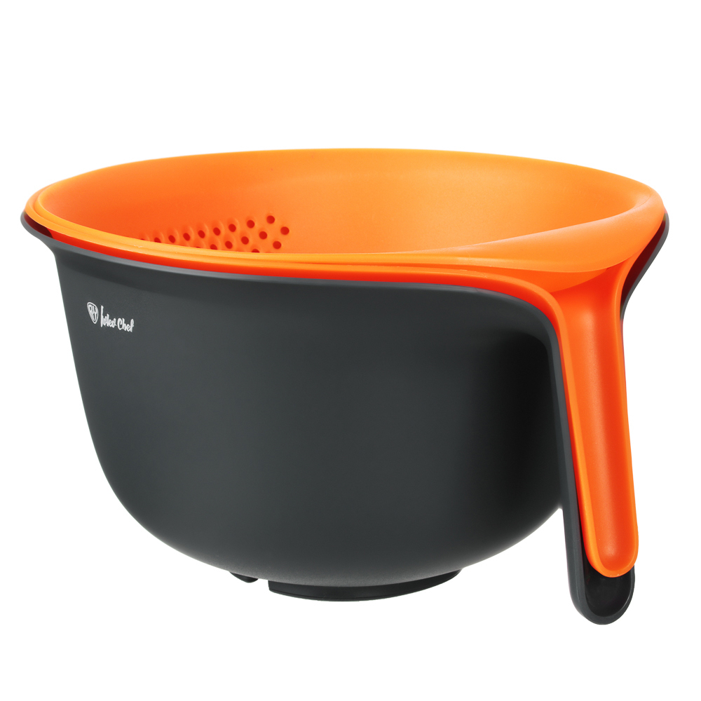 Набор салатников с дуршлагом 3 предмета (1,5л, 2,5л, 2,8л) "Ivlev Chef Fusion"