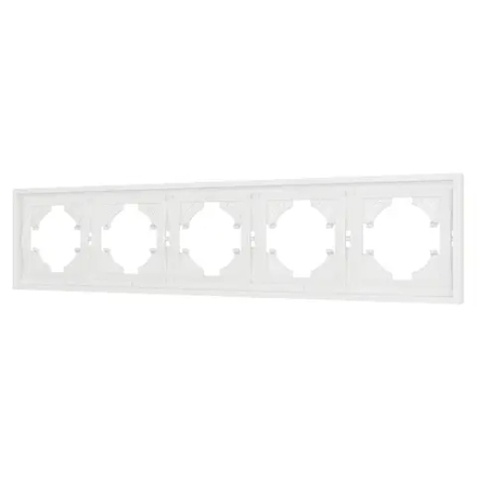 Рамка пластиковая FRM-TENDO-SFPL-5-WH (Arlight, -) 054660