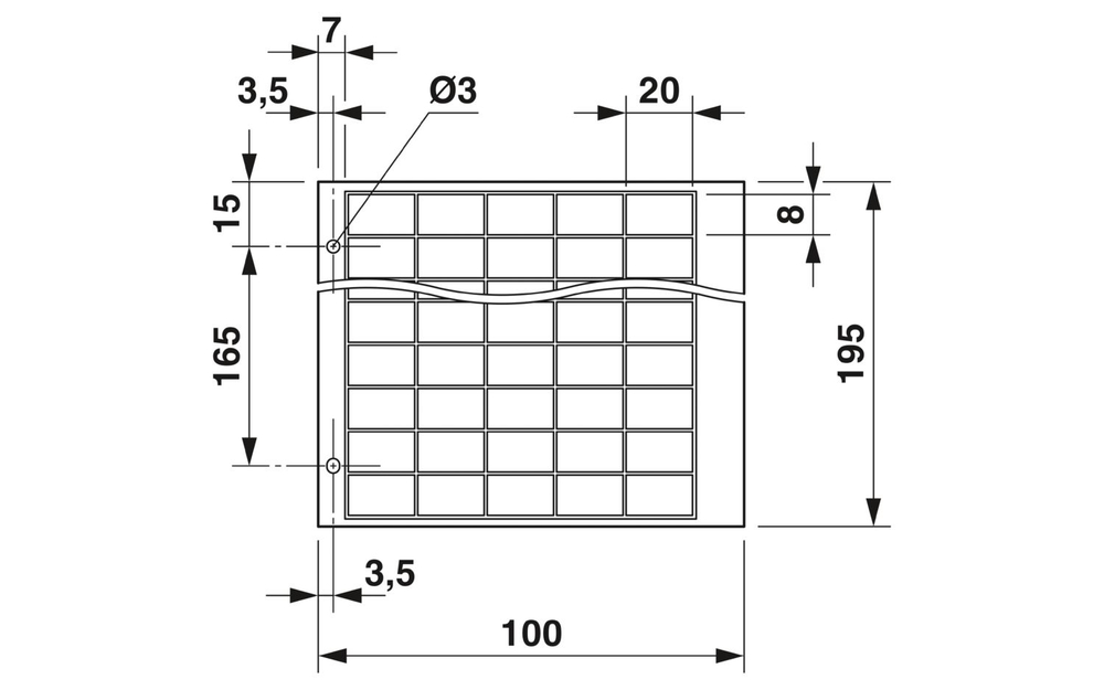 0806945 - GPE 20X 8 WH - Гравировочный материал