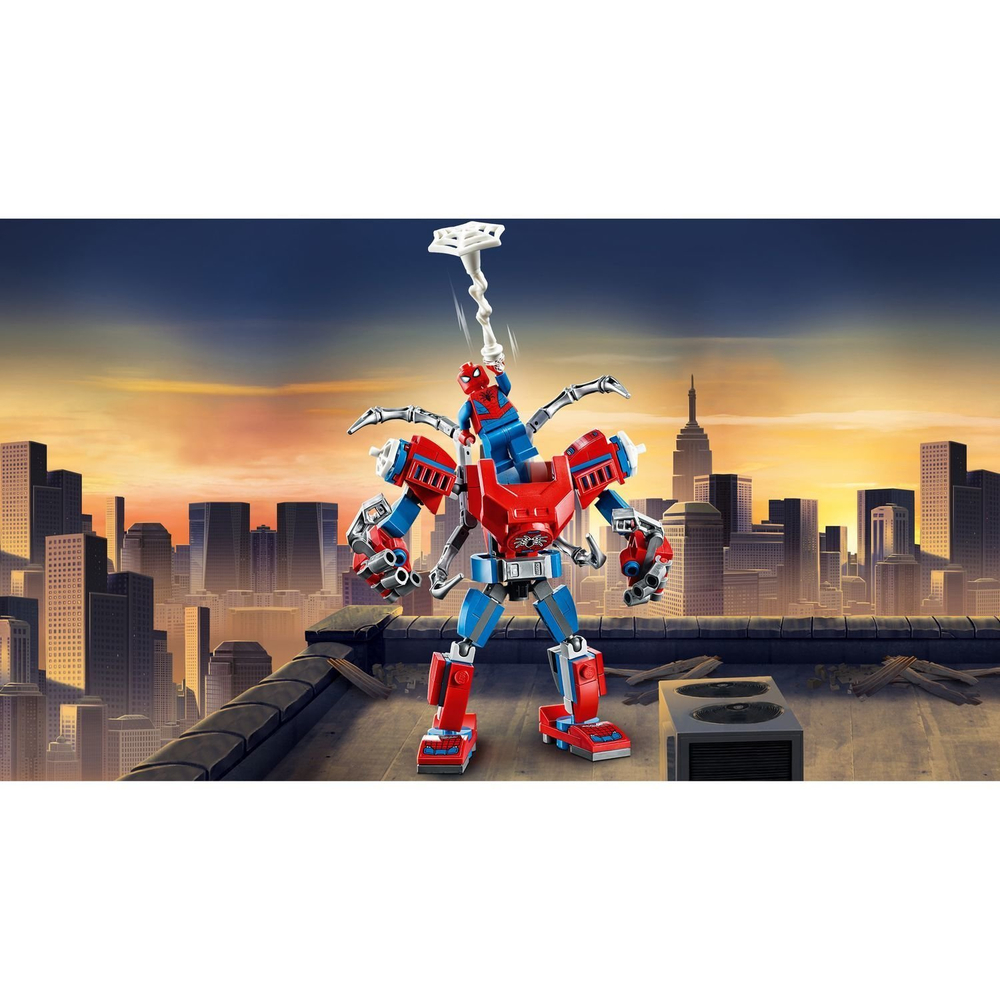 LEGO Super Heroes: Человек-Паук: трансформер 76146 — Spider-Man Mech — Лего Супергерои Марвел