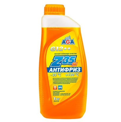 Антифриз AGA оранжевый (-35/+130) готовый 1 кг