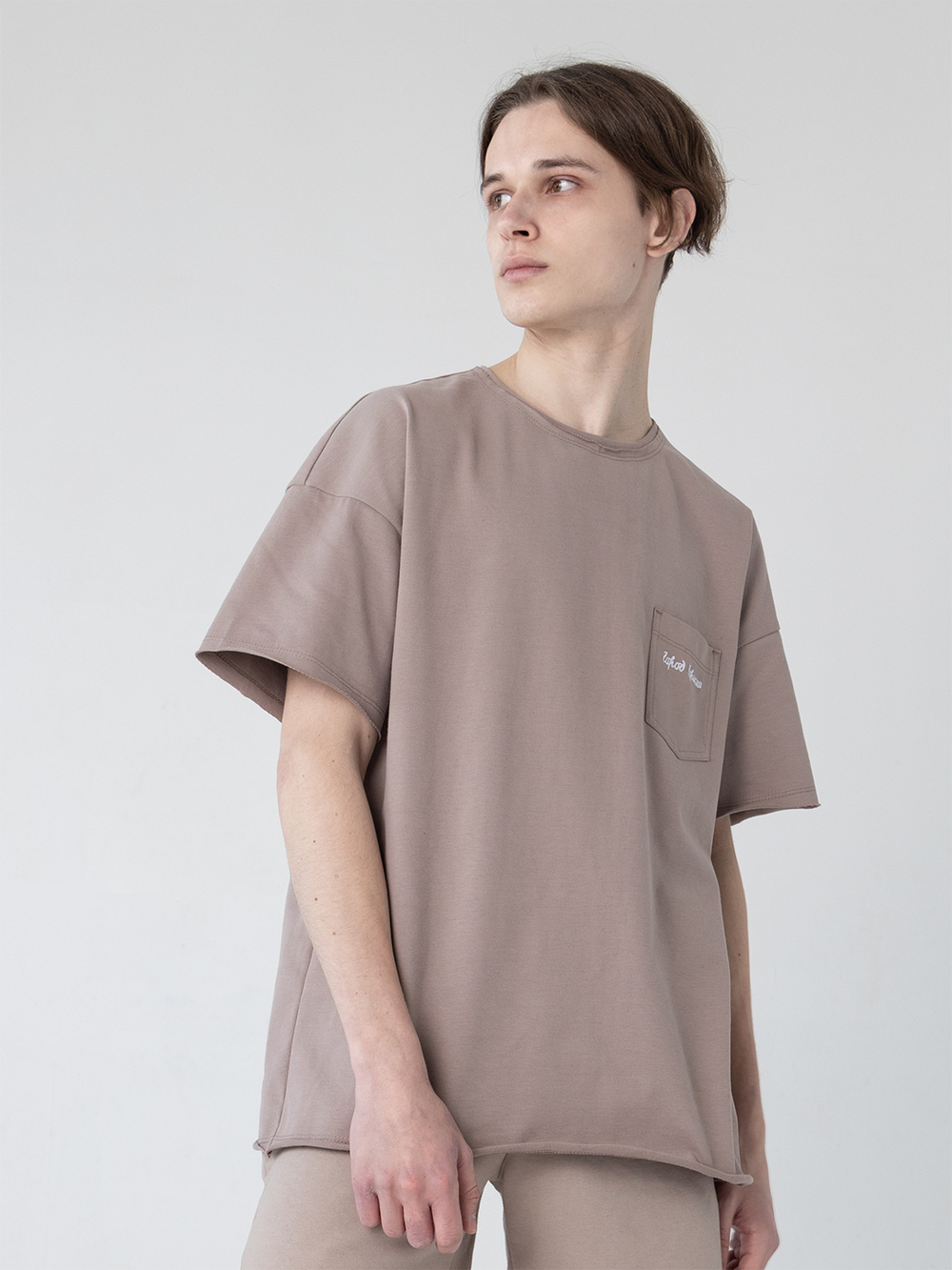 Футболка оверсайз Город Горький какао