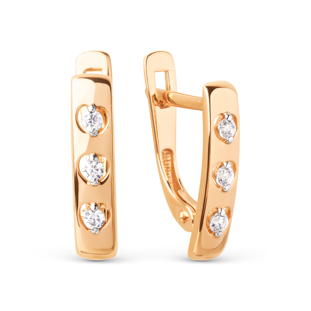 Серьги из золота 585 пробы