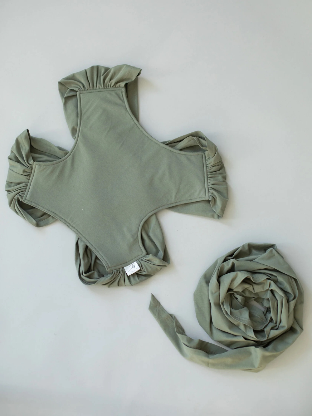 Трикотажный слинг QUICK HUGS (без намотки) цвет Хаки