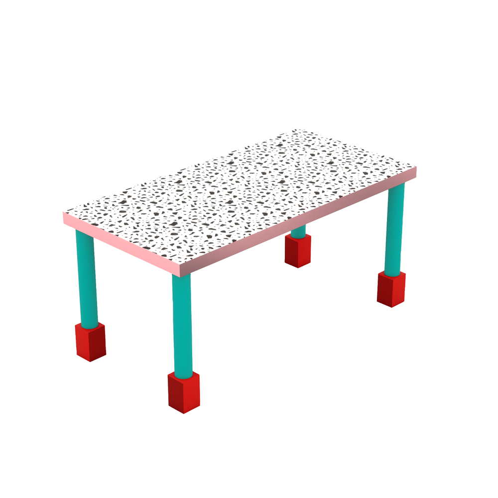 Обеденный стол Supertable Terrazzo