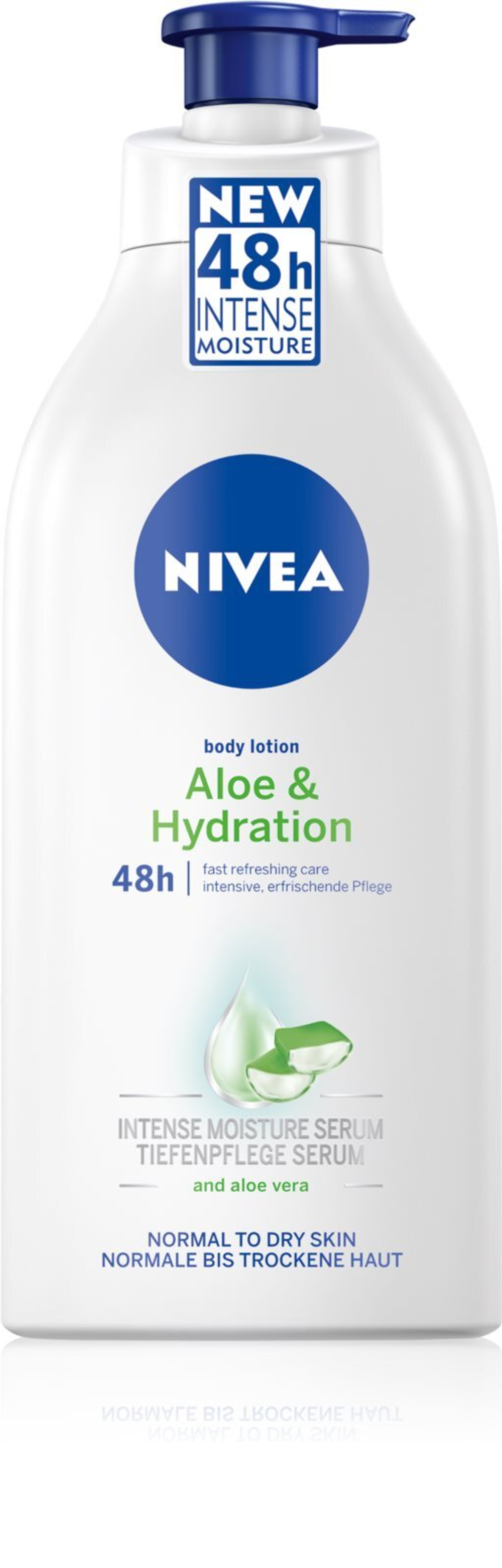 Nivea Aloe & Hydration - увлажняющее молочко для тела с алоэ вера /   625  ml  / GTIN 2800017619237