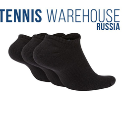 Теннисные носки Nike Everyday Cotton Cushioned No Show 3P - черный