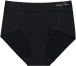 Гладкие бесшовные высокие трусики (Размер: S) (Цвет: кремовый)