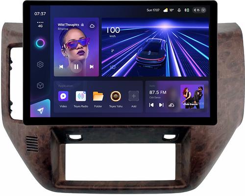 Магнитола для Nissan Patrol Y61 2004-2010 (рамка дерево) - Teyes CC3-2K монитор 13" 2K QLED на Android 10, Быстрая, 4G SIM-слот, CarPlay