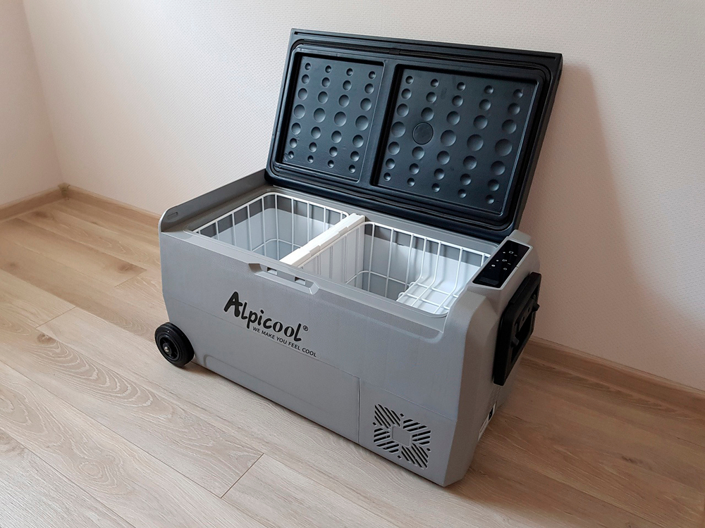 Автохолодильник компрессорный Alpicool T36 36 л, двухкамерный -20/+10°C, 12/24/220В