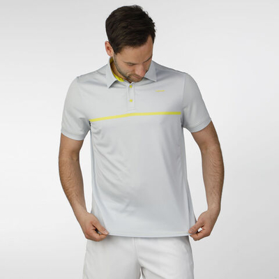 Мужское теннисное поло HEAD Extreme Polo Special Edition Men - White, Yellow