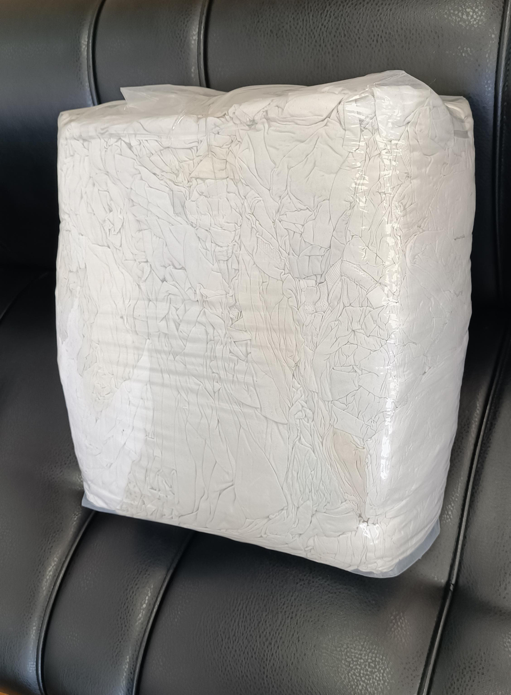 Ветошь белая 100% ХБ 10 кг обтирочная трикотаж