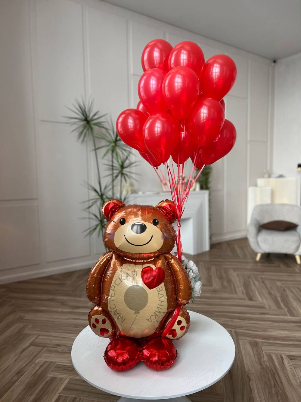 "Моя любимая Валентинка" (набор из 20 мини-шаров + фигура) №2135  Изображение2