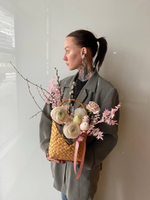 Пасхальное лукошко нежное прикосновение