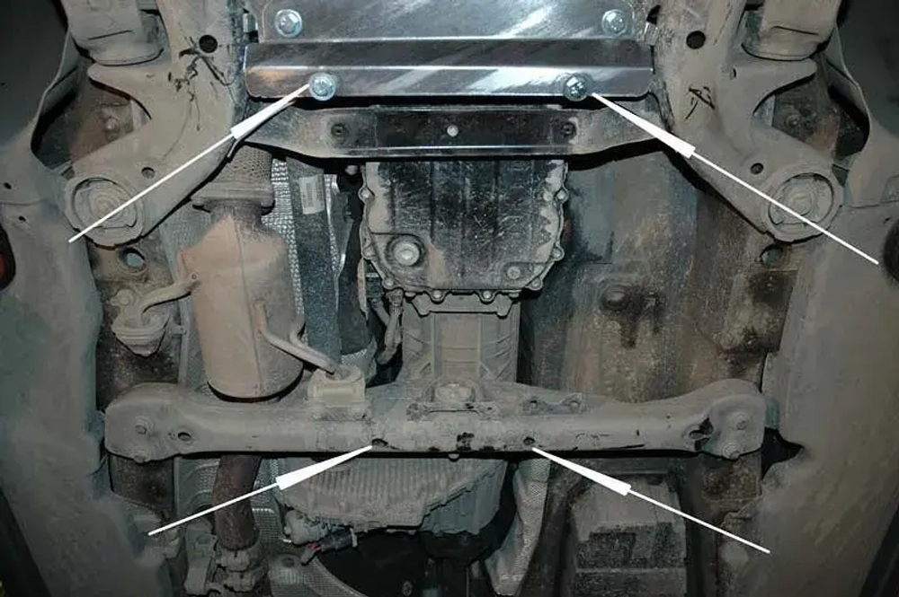 Защита КПП Sheriff для Volkswagen Touareg I (GP) 2002-2010 арт.26.0793
