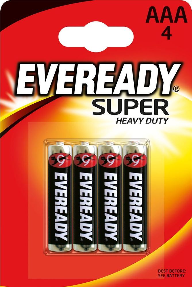 Батарейки Eveready Super R03 типа AAA 1 шт