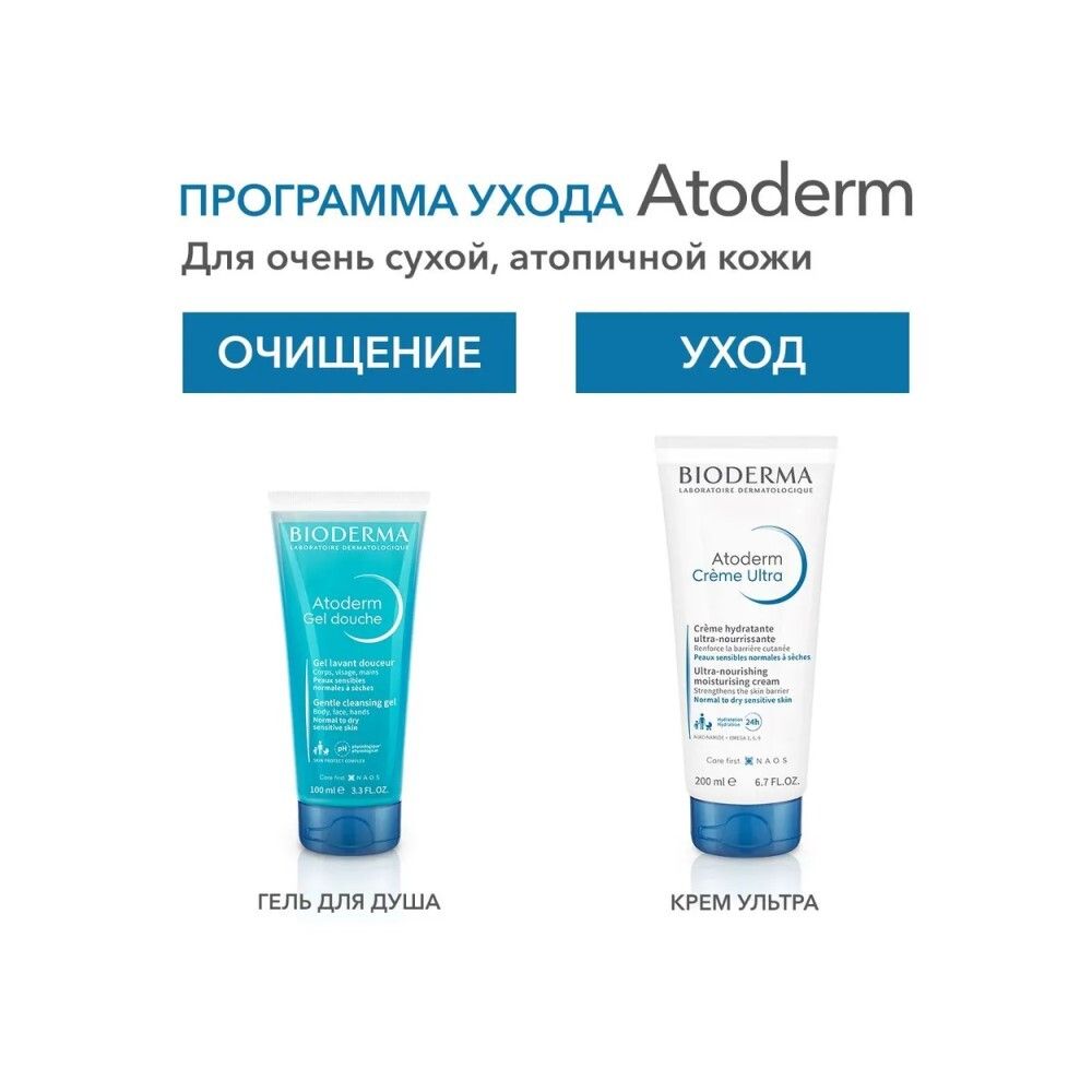 Bioderma Atoderm Gel douche Гель для душа, 100 мл