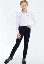 Брюки "Школа-1", р. 122, тёмно-синий, (Ивашка)