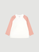 Свитшот с рукавом реглан Mjölk Экрю/Orange Cream