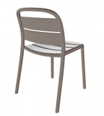 Стул пластиковый Papatya Balat-S, тортора