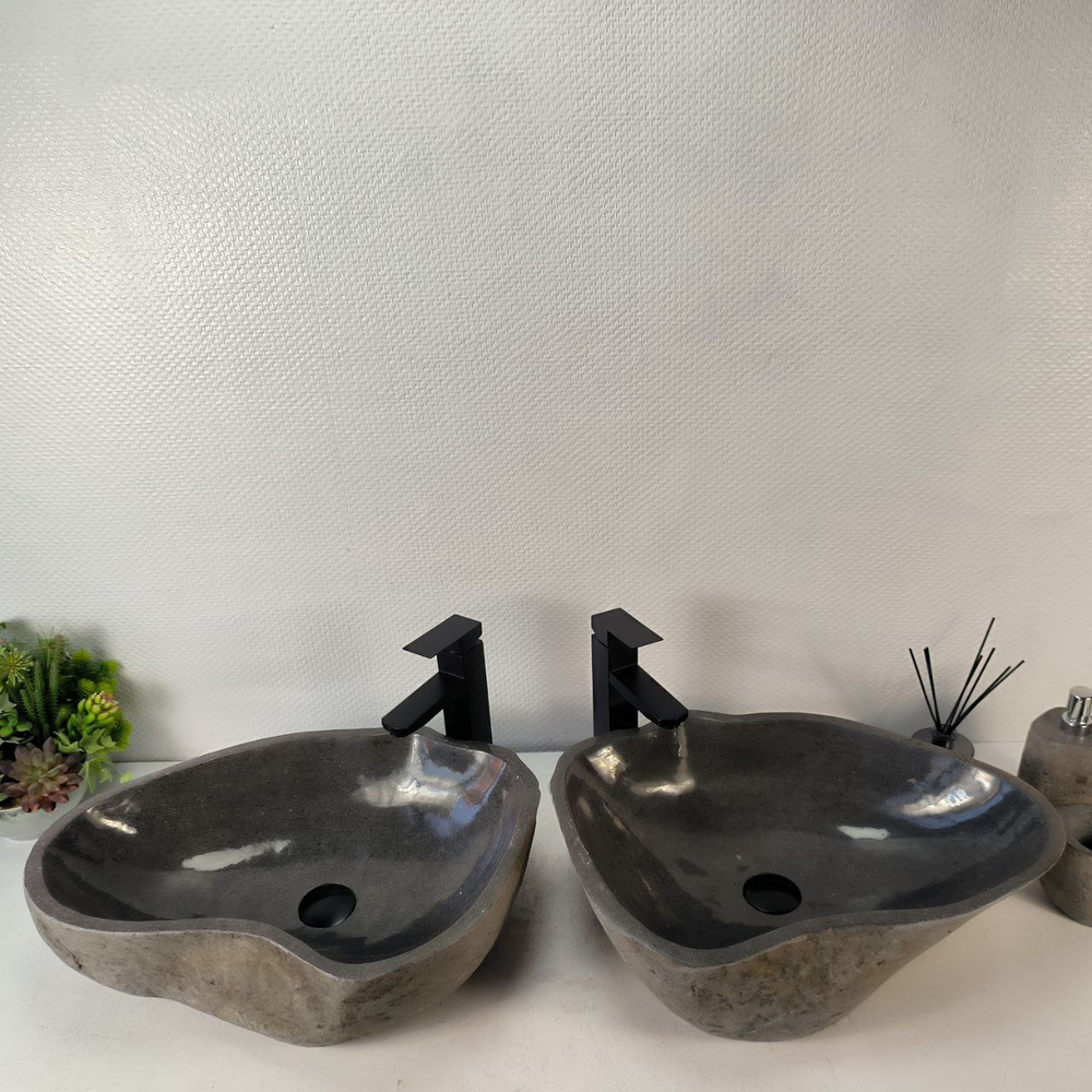 Раковина из речного камня ПАРА! RS-65362 56*41*15 0865