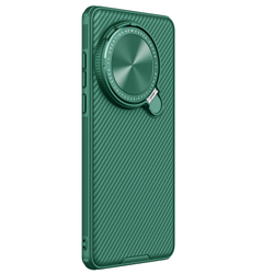 Чехол зеленого цвета (Dark Green) от Nillkin с металлической откидной крышкой для камеры на OnePlus 13, серия CamShield Prop Case