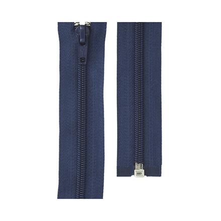 Молния Спираль "GAMMA", р/м, 50 см, однозамковая, №220 синий