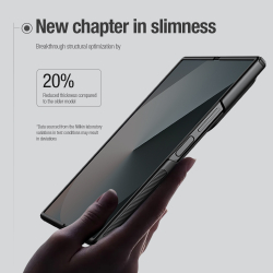 Чехол с поддержкой MagSafe и встроенным держателем для S Pen от Nillkin для Samsung Galaxy Z Fold 6 5G, серия Super Frosted Shield Fold Magnetic Case-Pen Holder Version