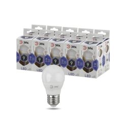 Лампа светодиодная ЭРА STD LED P45-9W-860-E27 9Вт шар холодный дневной свет Е27
